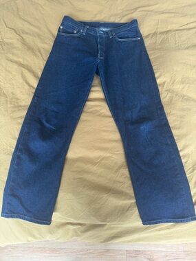 Buck Mason Ford Standard Jeans - Japanese Denim/Dark Blue.  No Flaws! 30x30